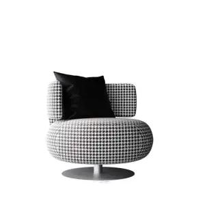 싱글 마카롱쇼파 회전 소파 패브릭 안락의자 디자인 카페