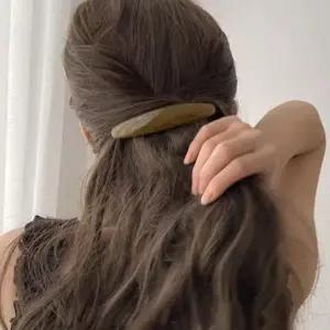 4컬러 에나멜 헤어핀 베이직 헤어핀 롱헤어핀 반묶음