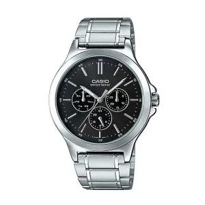 카시오 MTP-V300D-1A 남성 라운드 아날로그 메탈 손목 시계