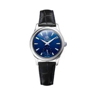 로즈몽 N009-SNS-ENV 노스탤지아 라운드 여성 가죽 손목 시계