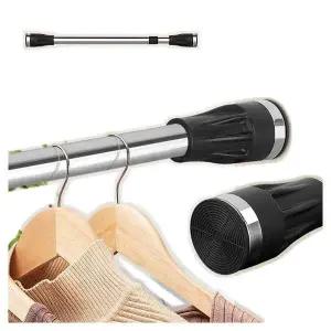 [에이치플러스몰]원형압축봉 미니커튼봉 커텐설치 고정 걸이 80 못없이 압축봉옷걸이