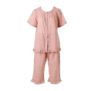 [갤러리아] 여 면레이온 요루 은은한 안개꽃나염 기본 여자 파자마 잠옷(WPA7181W PK)