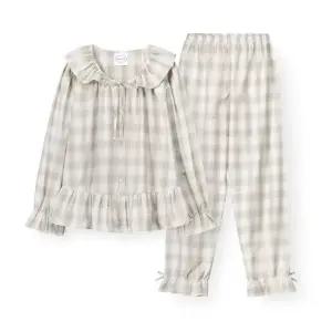 [갤러리아] [오르시떼] 여성 G109 그레이번 긴소매 파자마 세트