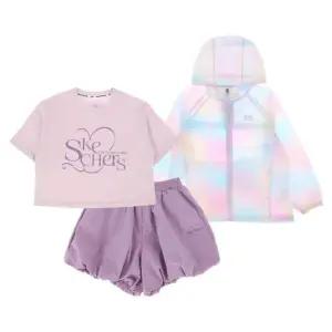 [갤러리아] (스케쳐스키즈) 여름 여아 벌륜핏  상하의 셋업set_SK3GOCGSM021_LILC