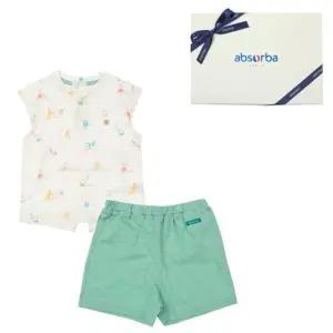 [갤러리아] (압소바출산,백일,돌,반소내의세트)콩작무소상하(A13-13005)