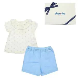 [갤러리아] (압소바출산,백일,돌,반소내의세트)엘로반소상하(A13-13008)