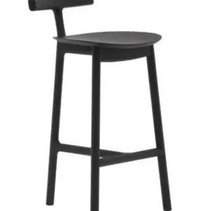 원목 바 의자 라운지 등받이 스툴 원목바체어 단단한 바체어