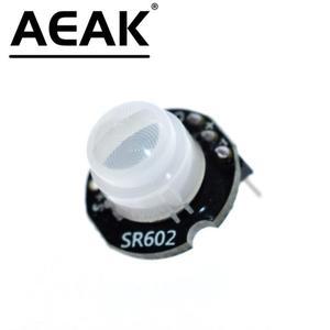 미니 소형 모션 센서 감지기 모듈 SR602 초전기 적외선 PIR 키트 스위치 브래킷  Arduino호환 Diy용 렌즈