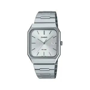 카시오 MTP-B185D-7A 클래식 캘린더 스퀘어 프리버클 남성 메탈 시계