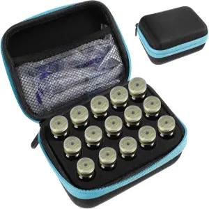 인슐린 바이알 프로텍터 홀더 표준 10ml U100 및 액세서리 15 슬롯 냉장고 여행 케이스에 맞습니다