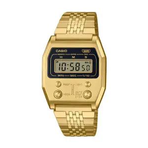 카시오 A1100G-5 정품 공용 사각 메탈 손목 시계