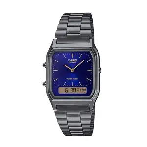 카시오 AQ-230GG-2A 공용 스퀘어 메탈 레트로 손목 시계