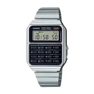 카시오 CA-500WE-1A 공용 데이터뱅크 메탈 시계