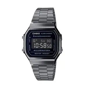 카시오 A168WGG-1B 정품 공용 사각 메탈 디지털 시계