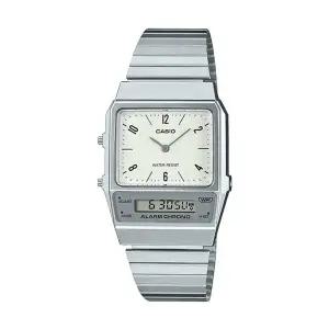 카시오 AQ-800E-7A2 공용 스퀘어 메탈 레트로 전자 시계