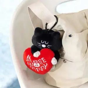 모그리 하트 키링 봉제키링 인형열쇠고리