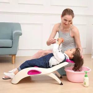 누워서 샴푸의자 성인용 목욕침대 간이식 헤어워시 가정용 욕실 샴푸베드