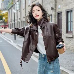 피로달 여자 가을 가죽 자켓 점퍼 재킷 HO3