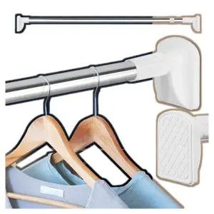 [에이치플러스몰]큰발압축봉 홀더 커튼봉 설치 280 커튼링 압착봉 고리 압축봉옷걸이