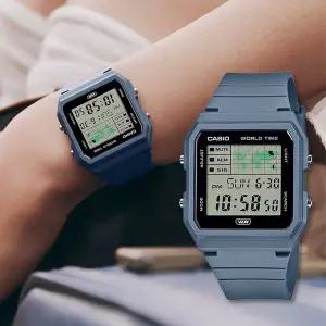 카시오 LF-30W-2A 빈티지 스퀘어 남녀공용 우레탄 디지털 손목 시계