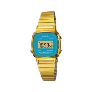 카시오 LA670WGA-2D 빈티지 골드 디지털 여성 메탈 시계