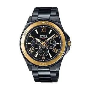 카시오 MTD-1075BK-1A9 엔타이서 스포츠 남성 메탈 손목 시계