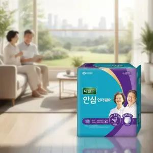 [디펜드] 안심플러스 언더웨어 32개(대형8개 x 4)