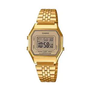 카시오 LA680WGA-9C 빈티지 사각 여성 메탈 전자시계