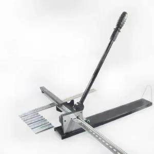 작업현장 레일커터기 찬넬 작두 파이프 앵글 판넬 절단기 공구 단두대