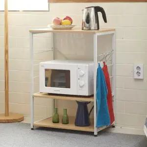 리빙FIXA비스비멀티전자레인지선반 전자렌지선반