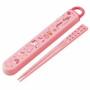 ( )팬시 슬라이드 젓가락 세트 16.5cm 케이스 포함 어린이집 유치원 휴대용_24736793