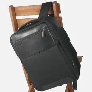블랙 스퀘어 비지니스 백팩 180도오픈 여행 출장가방