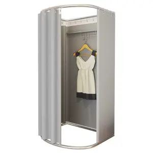 옷가게 이동식 간이 탈의실 조립식 피팅룸 코너 파티션