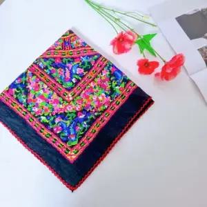 시크릿가든 블랙 뜨게 손수건 쁘띠스카프 매너손수건