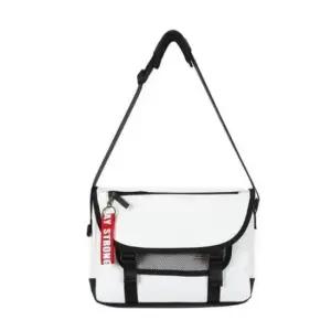 [패션] 초등학생 중학생 가방 메신저백 학생 크로스백 화이트