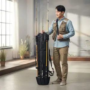 대용량 로드케이스 하드 수납백 바다 민물 낚시대 가방 여행용