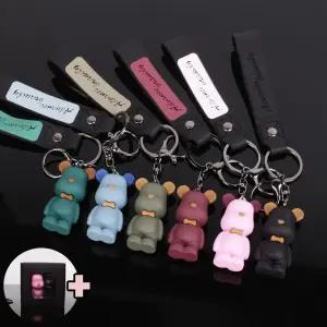 피코 곰돌이 열쇠고리 차키링 스트랩 베어 키링 1세트