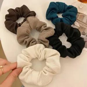 헤어끈 다양한 곱창 골지 예쁜 URD-219 색상 헤어끈 머리핀 머리고무줄