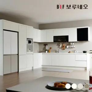 보루네오 나비드 주방 싱크대 시공 ㄱ자 6.2m 멀티 수납형 E0 PE