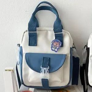 인기 여성 작은 쇼퍼백 손가방 메신저백 블루 가방