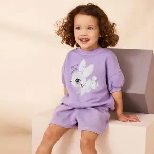 퍼플래빗 여아동 반팔 반바지 상하복세트 205750