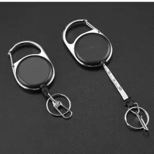 줄자열쇠고리형 키링 1M 인치줄자 미니 낚시 키홀더