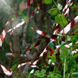 새쫓는필름 새쫓기 조류 새퇴치 테이프 방법 200m