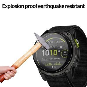 Garmin Enduro 3 용 강화 유리 필름, HD 투명 스크래치 방지 화면 보호 필름, Garmin Enduro 3 스마트워치