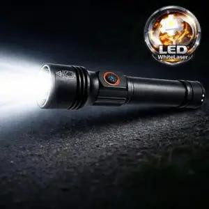 강력하게비추는 LED 충전식 줌 서치 라이트 손전등 랜턴 후레쉬 SY2308아답터포함