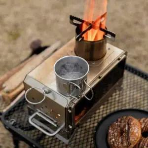 자캠 스테인리스 스토프 미니 캠핑 불멍 미니화로대