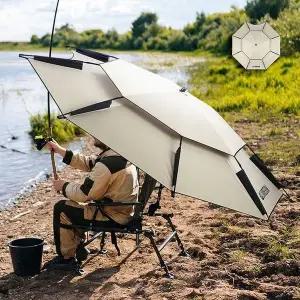 민물낚시 2단 휴대용파라솔 그늘막 야외옥상 방수캠핑
