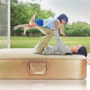 야외휴대용2인 캠핑매트리스 웨이브블럭에어매트 더블