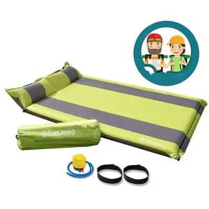 초스피드 휴대용 캠핑 차박 공기 에어 자충 매트 2인용 메트
