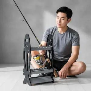 스탠드형 낚싯대 정리대 낚시 로드 거치대 보관 랙 받침대